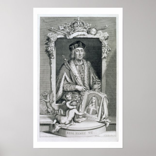 Poster Henry VII (1457-1509) King of England, de 1485, a (Frente)
