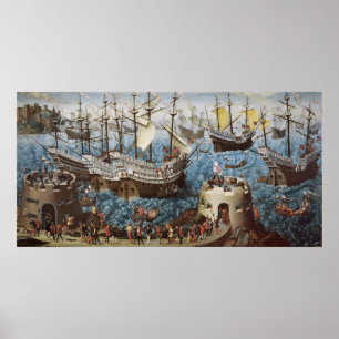 Póster Henry VIII a bordo da benevolência de Henry um