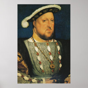 Póster Henry VIII de Inglaterra por Hans Holbein o mais
