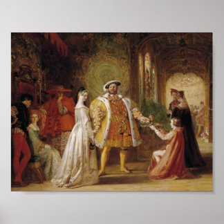 Póster Henry VIII e Anne Boleyn