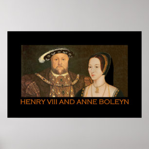 Póster Henry VIII e Anne Boleyn 2