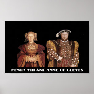 Póster Henry VIII e Anne de Cleves