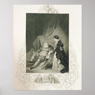 Póster Henry VIII e Catherine Parr, no jogo Henry V