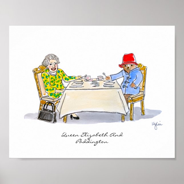 Poster Her Majesty, Queen Elizabeth II (Frente)