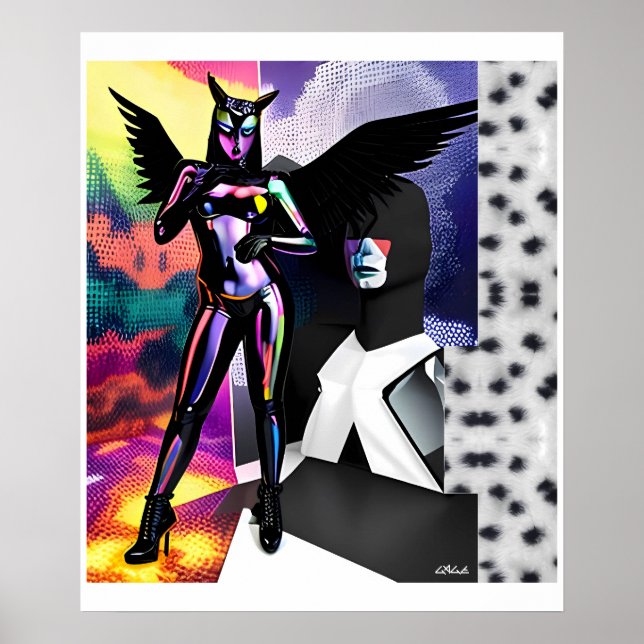 Poster Her New Memphis Design Party (Frente)