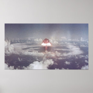 Póster Hera Mike - prova nuclear 1952 - armas nucleares