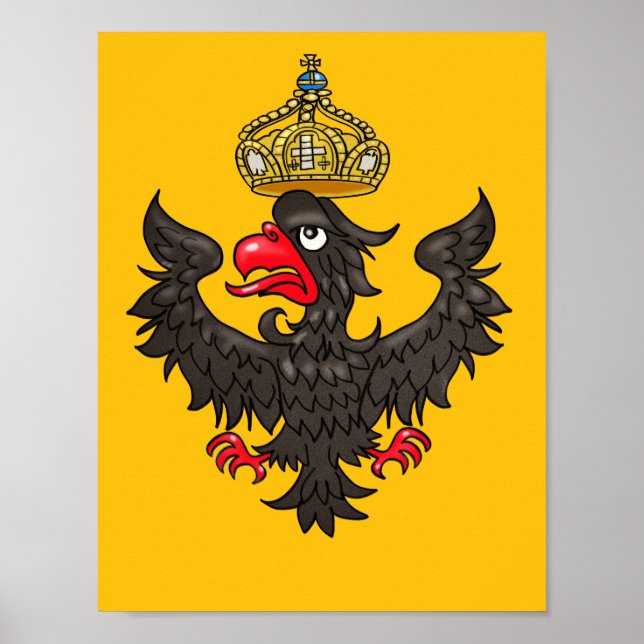 Poster Heraldic Eagle (Frente)