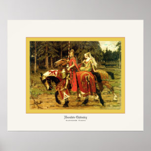 Póster Heráldico Chivalry ~ Alphonse Mucha