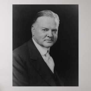 Póster Herbert Hoover