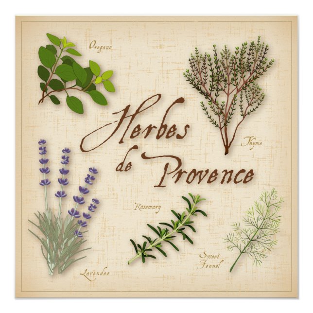 Póster Herbes de Provence Poster (Frente)