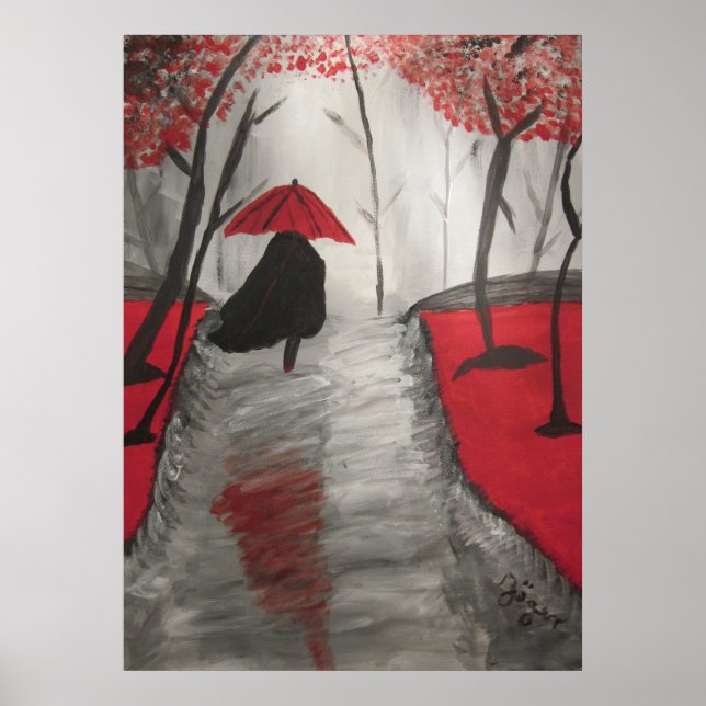 Poster Herbstspaziergang (Frente)