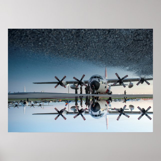 Poster Hércules da Guarda costeira HC-130 (Frente)