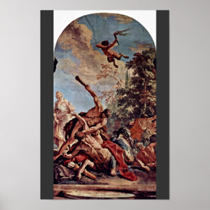 Póster Hércules Na Luta Contra O Ness Centauro