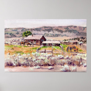 Póster HERDADE VELHA por SHARON SHARPE