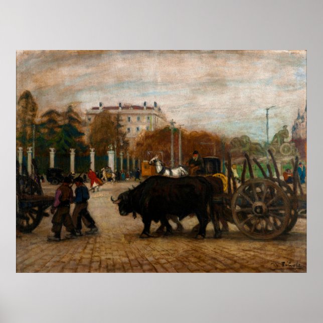 Poster Herdeiros da Plaza de la Cibeles (1907) (Frente)