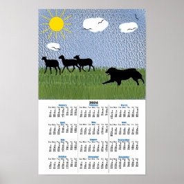 Poster Herding - Driving the Sheep Aussie v3 2024
