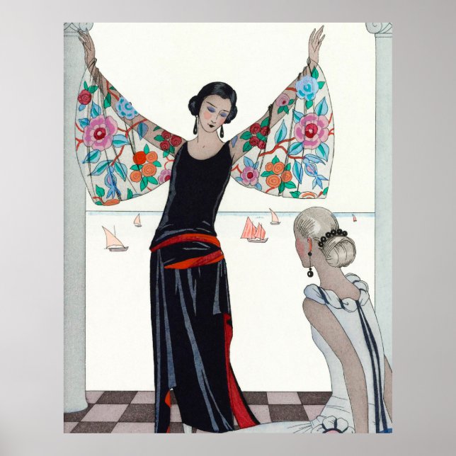 Poster Here Are My Wings - George Barbier (Frente)