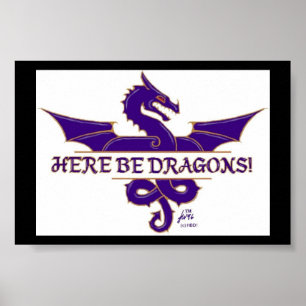 Póster here be dragons