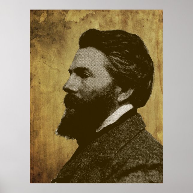 Póster Herman Melville (Frente)