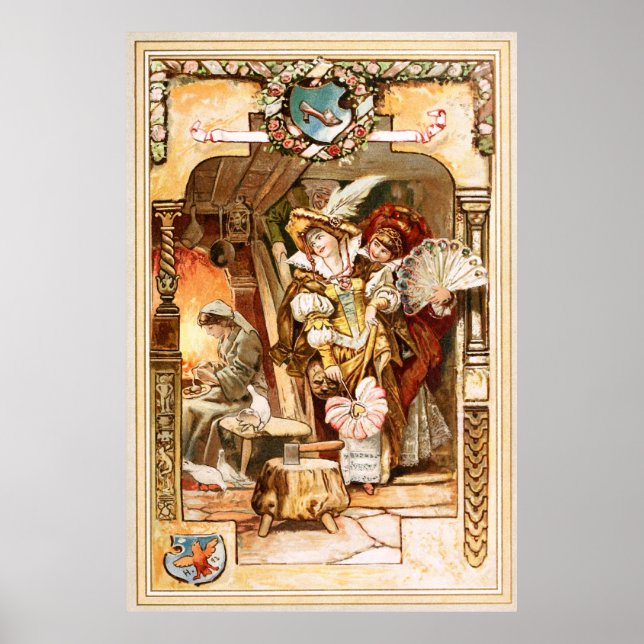 Póster Hermann Vogel - Cinderela (Frente)