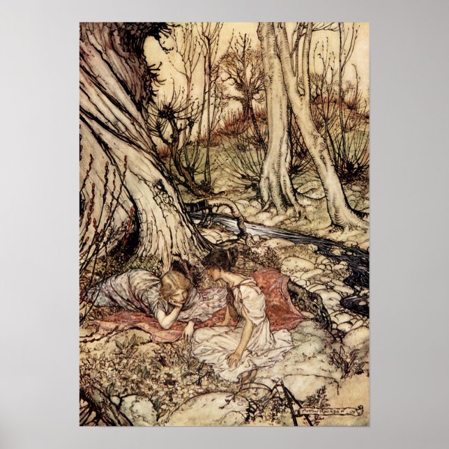 Póster Hermia e Lysander (Frente)