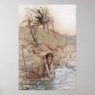Póster Hermia pelo córrego