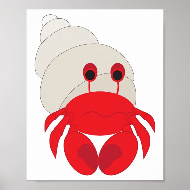 Poster Hermit Crab (Frente)