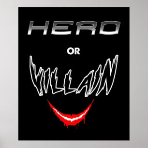 Poster Hero Ou Villain
