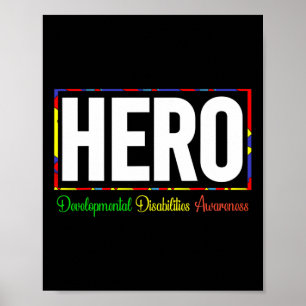 Poster HERÓI de Sensibilização para as Deficiências do De