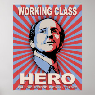 Póster Herói de Wellstone