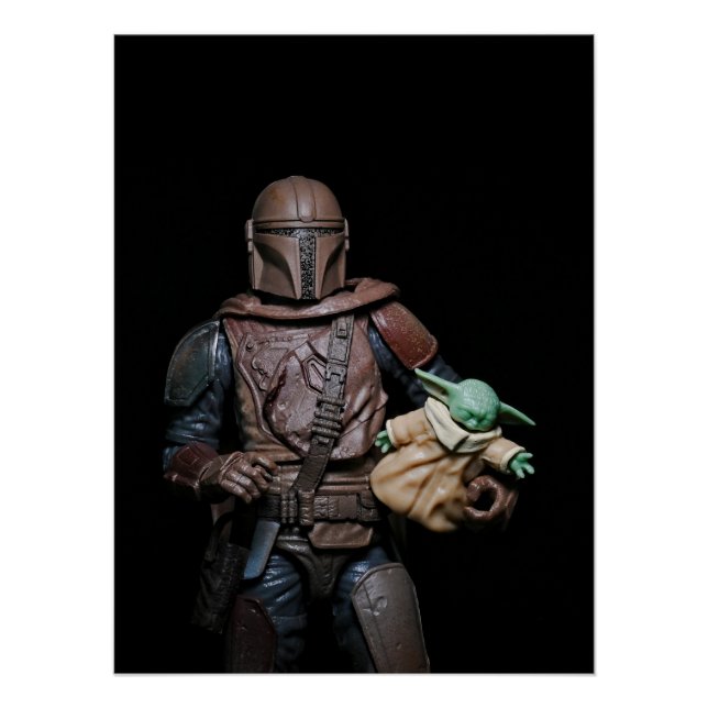 Póster Herói do Espaço da Fotografia dos Brinquedos (Frente)