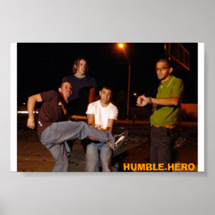 Poster herói humilde
