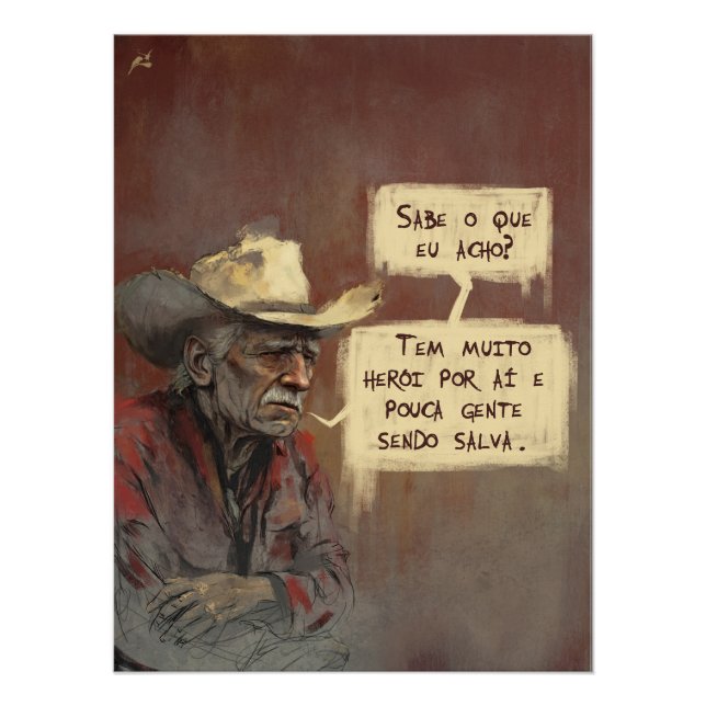 Póster Heróis (Frente)