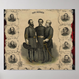 Póster Heróis da Guerra Civil