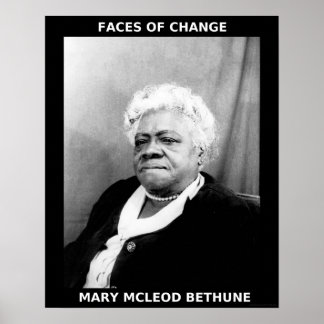 Poster Heróis do Mês da História Negra - Mary McLeod Beth