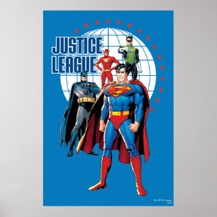 Póster Heróis Globais da Liga da Justiça