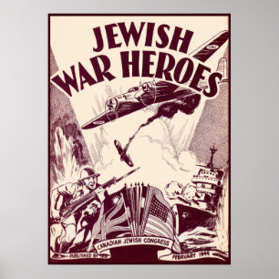 Póster Heróis judaicos da guerra