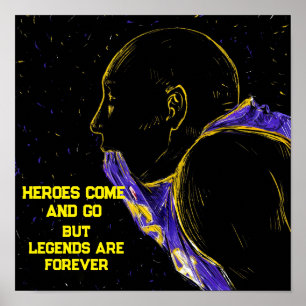 Poster Heróis Vêm E Vão Mas Legendas São Para Sempre