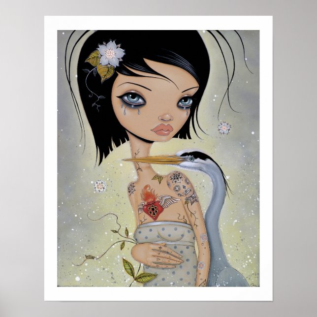 Poster Heron Azul excelente (Frente)