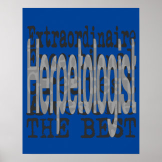 Poster Herpetólogo Extraordinaire