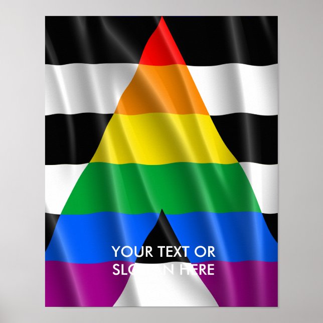 PÓSTER HETERO ALLY FLAG (Frente)