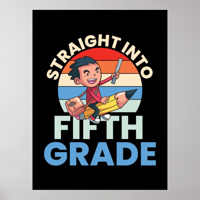 Poster Hetero De Professores Da Classe 5 No Quinto Grau (Frente)