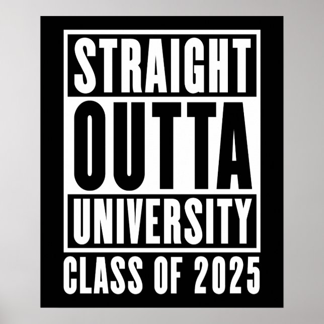 Poster Hetero fora da classe universitária de 2025 (Frente)