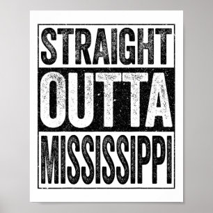 Poster Hetero Fora do Mississippi Estado da Sra.