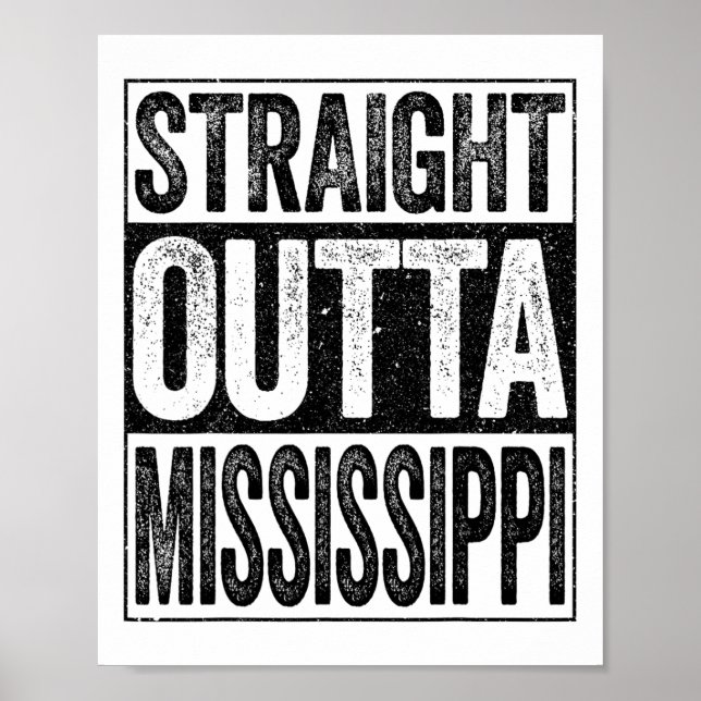 Poster Hetero Fora do Mississippi Estado da Sra. (Frente)