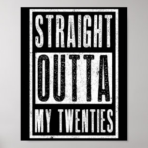 Poster Hetero Fora Dos Meus Vinte Anos aniversário de 30