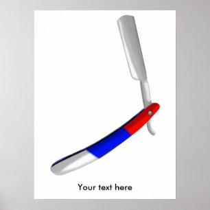 Póster Hetero Razor Barbers Compra Cores