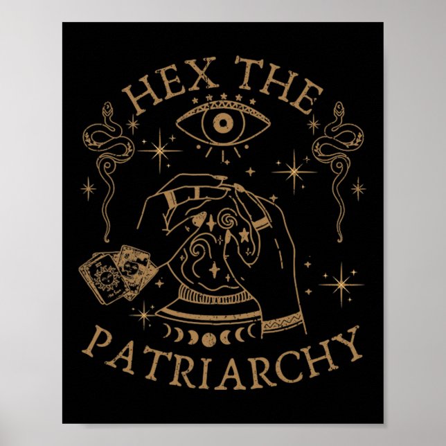 Poster Hex A Bruxa Feminista Patriarcada (Frente)