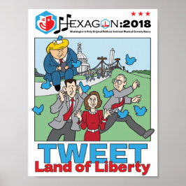 Poster Hexágono 2018: Terra da Liberdade no Twitter