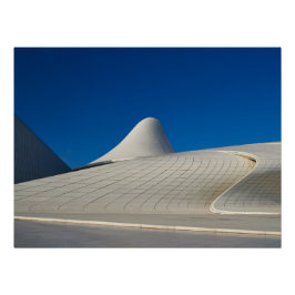Póster Heydar Aliyev Center em Baku